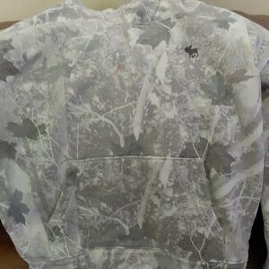 Abercrombie Kids Gray Camouflage Hoodie